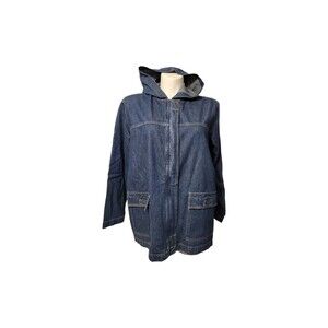Blass Sport Denim Jean Jacket Women 1X Blue Cotton